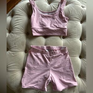 Women's Pink Activewear Set